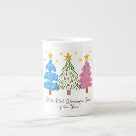 Caneca De Porcelana It's The Most Wonderful Time Christmas
