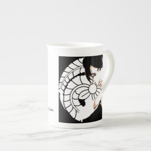 Caneca De Porcelana japanês de menino jun