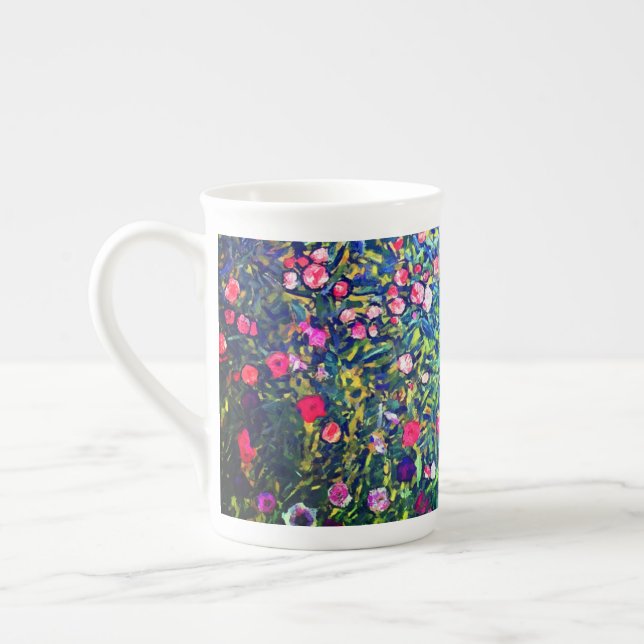 Caneca De Porcelana Jardim Italiano Gustav Klimt (Esquerda)