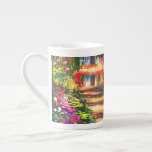 Caneca De Porcelana Jardim Monet em Giverny