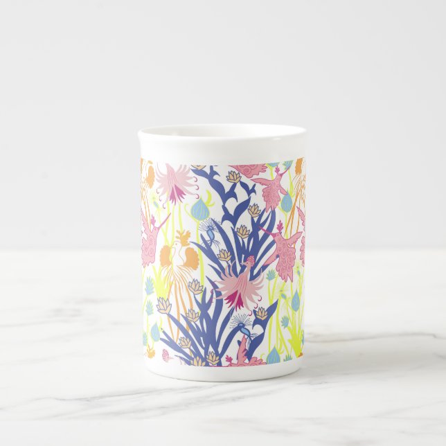 Caneca De Porcelana Jardim Surrealista (Frente)