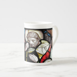 Caneca De Porcelana Jesus Shepherd Arte de Vidro Arrefecida