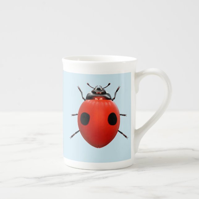 Caneca De Porcelana Joaninha Sortuda (Direita)
