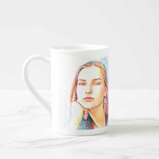 Caneca De Porcelana Julia (Esquerda)