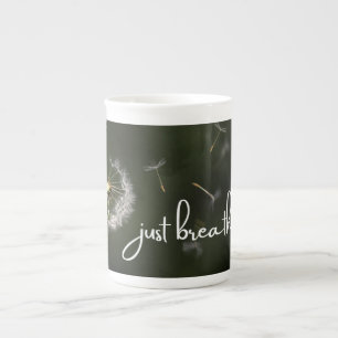 Caneca de Porcelana Just Breathe