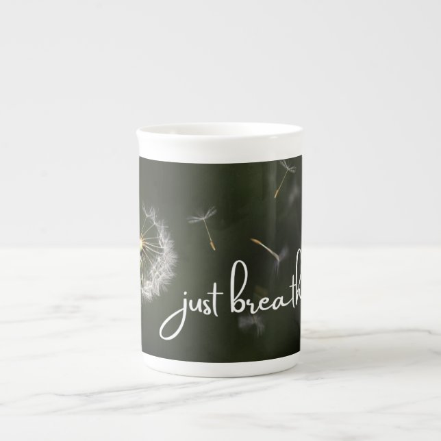 Caneca de Porcelana Just Breathe (Frente)