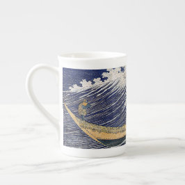 Caneca De Porcelana Katsushika Hokusai. Ondas do oceano
