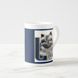 Caneca De Porcelana Keeshond LOVE Gifts