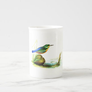 Caneca de porcelana Kingfisher 1833 Arquivo de Liv