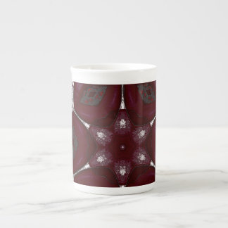 Caneca De Porcelana Lábios Flor Prem Mandal