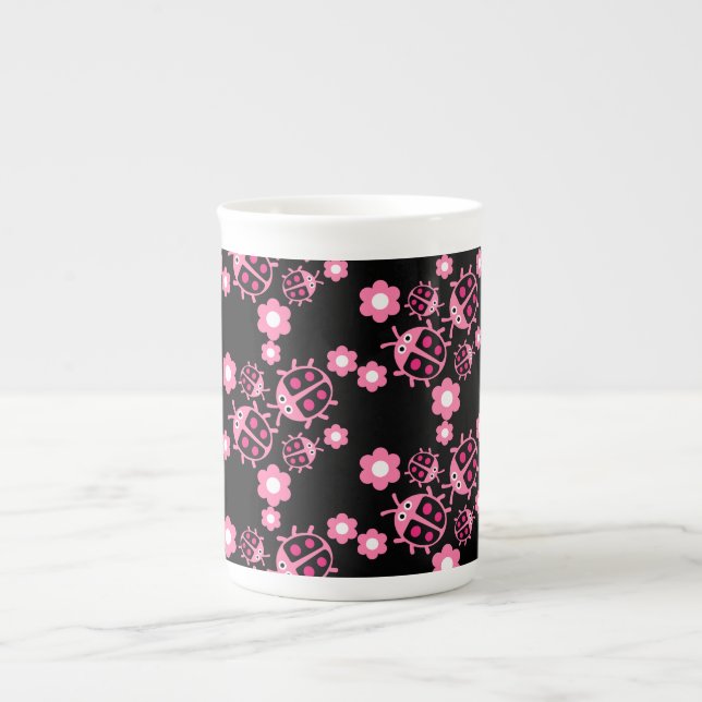 Caneca De Porcelana Ladybird E Ladybug (Frente)