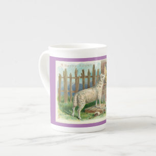 Caneca De Porcelana Lamb Com Pintinhos Especiais