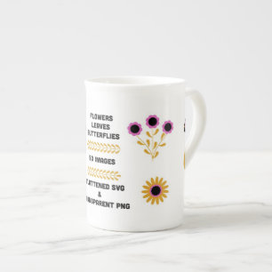 Caneca De Porcelana Lâmpadas e Copas