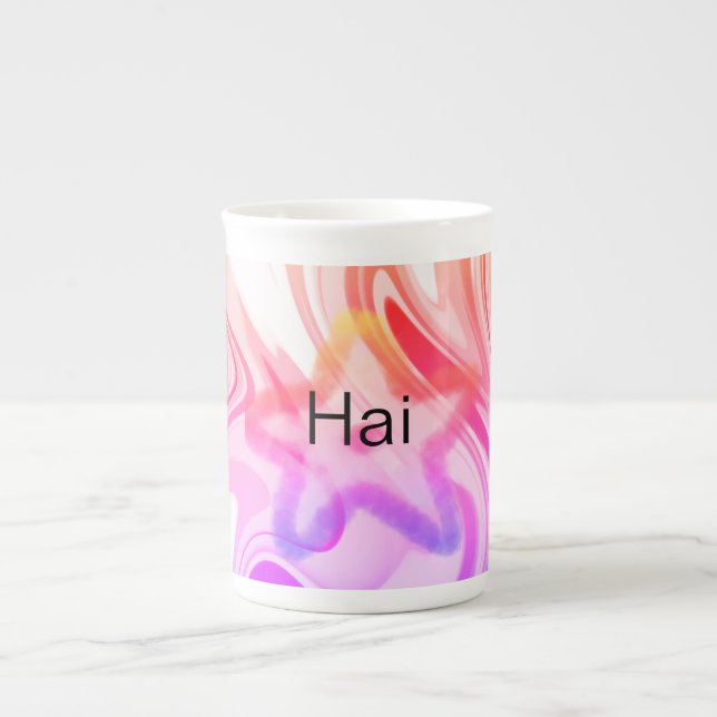 CANECA DE PORCELANA LARANJA BOM DIA MUG (Frente)