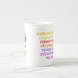 Caneca De Porcelana Latte Mug piadas riscando palavras engraçadas