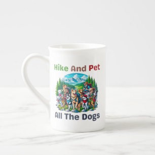 Caneca De Porcelana Levantem E Peguem Todos Os Cachorros Lá Fora.