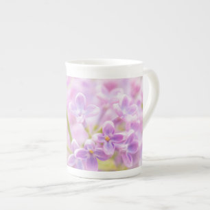 Caneca De Porcelana Lilac Flowers Mist