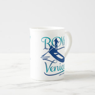 Caneca De Porcelana Linha Venice Bone China mug
