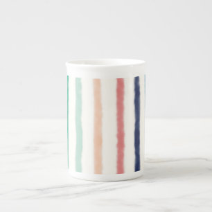 Caneca De Porcelana Listras Seabreeze