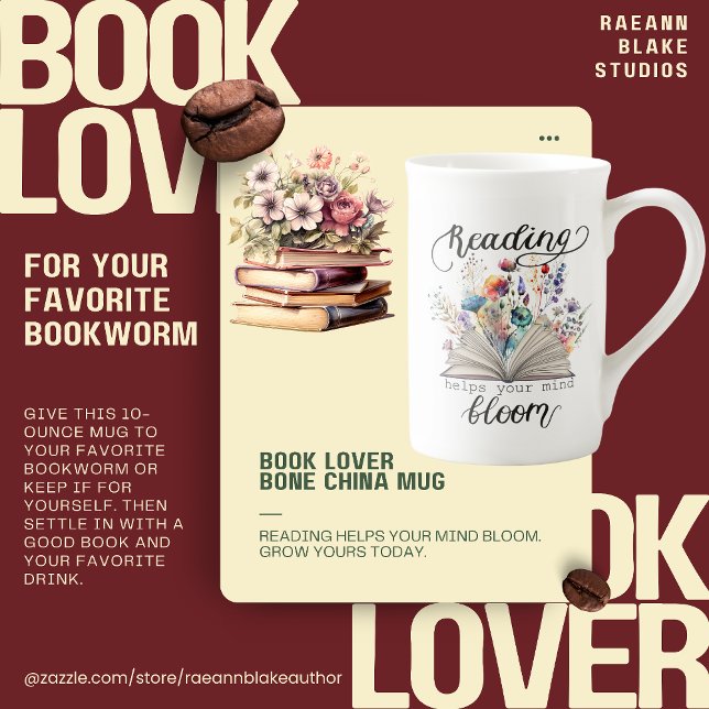 Caneca De Porcelana Livro do Lover China Mug (Criador carregado)