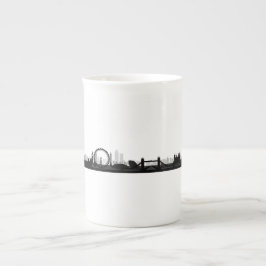 Caneca De Porcelana London Skyline Themed Tea Mug