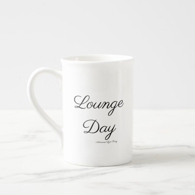 Caneca De Porcelana Lounge Day Bone China Mug (Esquerda)