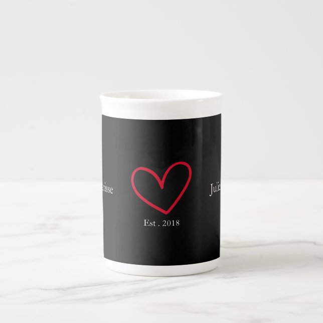 Caneca De Porcelana Love you all the life (Frente)