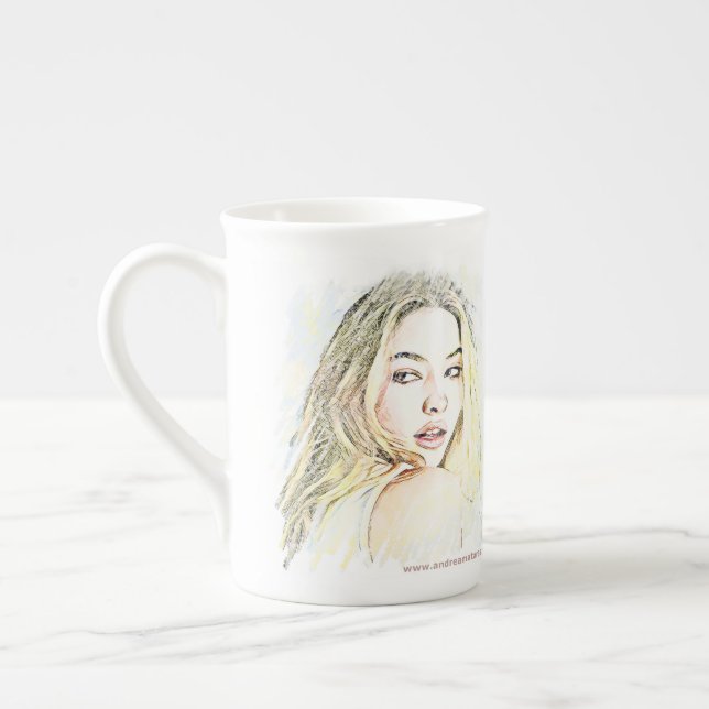 Caneca De Porcelana Madelyn (Esquerda)