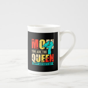Caneca De Porcelana Mãe, Você É A Rainha 67761