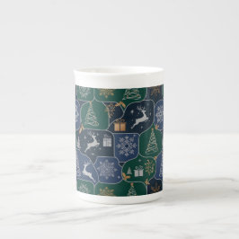 Caneca De Porcelana Mágica Natalina Aconchegante