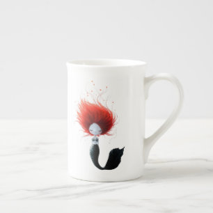 Caneca De Porcelana Mágica Sereia