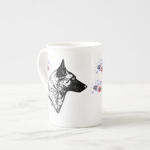 Caneca De Porcelana Malinois belgas