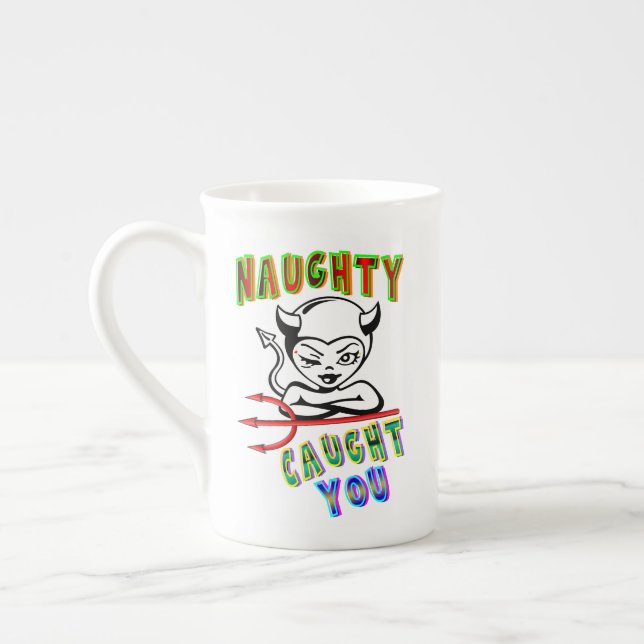 Caneca De Porcelana Maluco Te Pegou (Esquerda)