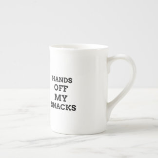 Caneca De Porcelana Mãos longe dos meus lanches