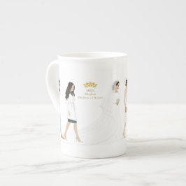 Caneca De Porcelana Marcha Marcha Marcha de Marquesa Meghan Markle