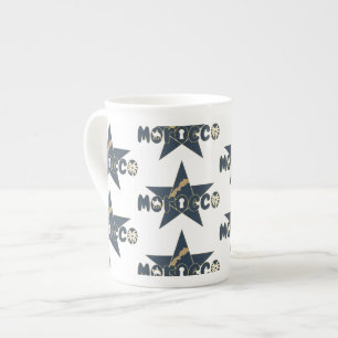 Caneca De Porcelana Marrocos é uma tradição moderna, orgulhosa