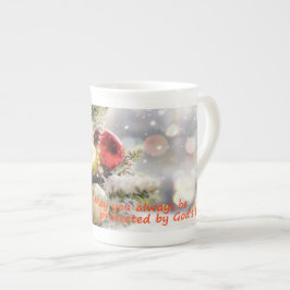 Caneca De Porcelana May you always be protected by God's love