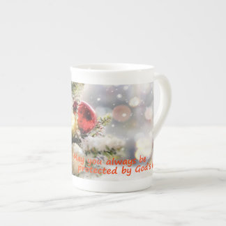 Caneca De Porcelana May you always be protected by God's love 