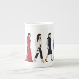 Caneca De Porcelana Meghan Markle Marching Figures Mug - Final UK Tour