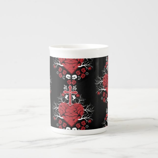 Caneca De Porcelana Melhores Acessórios Góticos para Presente (Frente)