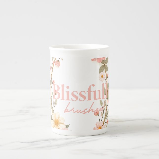Caneca De Porcelana Mellow Blooms (Frente)