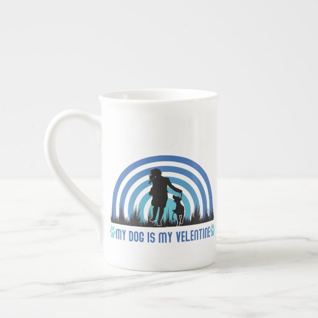 Caneca De Porcelana Meu Cachorro É Meu Namorados (Esquerda)