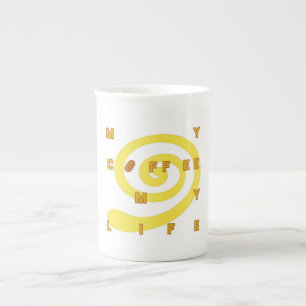 Caneca De Porcelana Meu Café Minha Taça Espresso