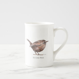 Caneca De Porcelana Meu copo de chá pequeno de China da carriça