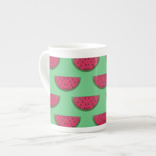 Caneca De Porcelana Molas de Design de melancia para China