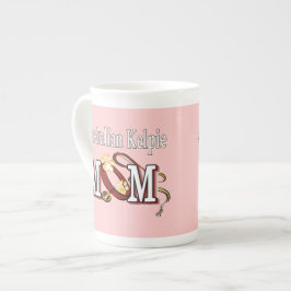 Caneca De Porcelana MOM de Cão Kelpie australiano
