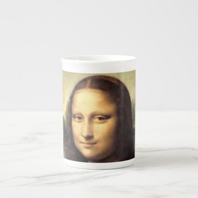 Caneca De Porcelana Mona Lisa Leonardo da Vinci (Frente)