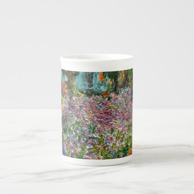 Caneca De Porcelana Monet The Artist Garden at Giverny (Frente)