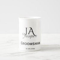 Monograma personalizado padrinho melhor homem nome