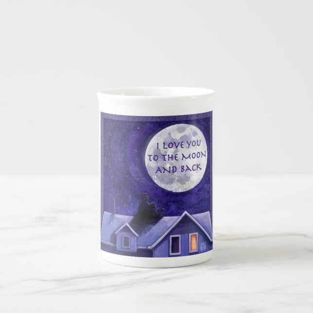 Caneca De Porcelana Moon Watch (Frente)